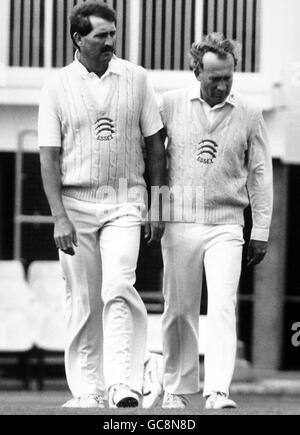 Cricket - Surrey v - Essex County Championship 1988 l'assurance britannique - Lieu Kennington Oval Banque D'Images