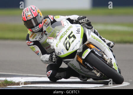 Moto - Championnat du Monde Superbike SBK 2009 - Donington Park Banque D'Images