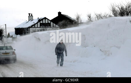 Météo d'hiver jan 10e Banque D'Images