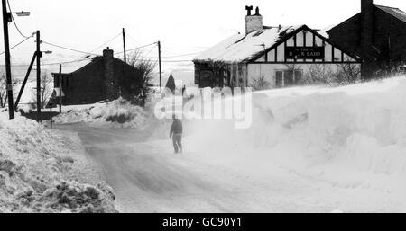 Météo d'hiver jan 10e Banque D'Images