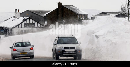 Météo d'hiver jan 10e Banque D'Images