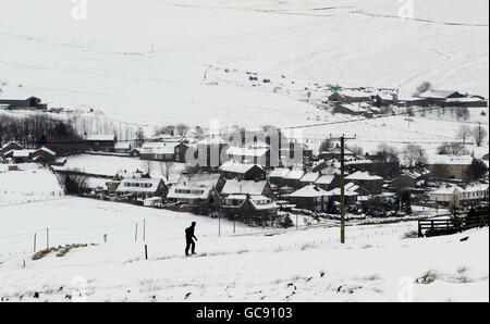 Météo d'hiver jan 10e Banque D'Images