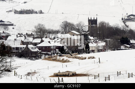 Météo d'hiver jan 10e Banque D'Images