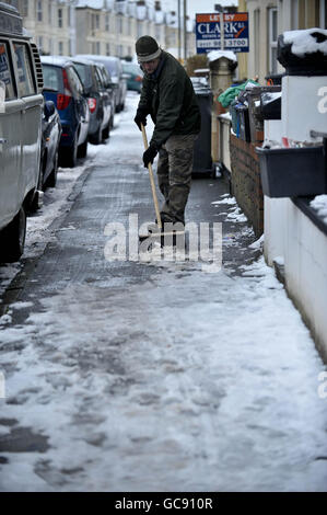 Météo d'hiver jan 10e Banque D'Images