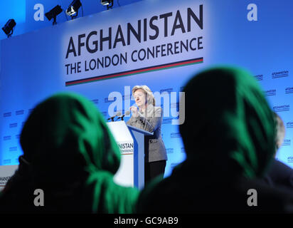 Conférence sur l'Afghanistan Banque D'Images