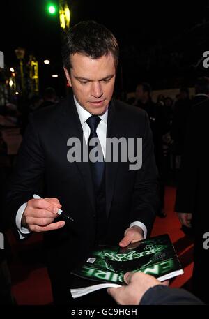 Invictus Premiere - Londres Banque D'Images