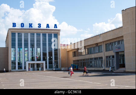 Buzuluk, Russie - le 22 juin 2016. Vue sur la gare de Buzuluk, Russie Banque D'Images