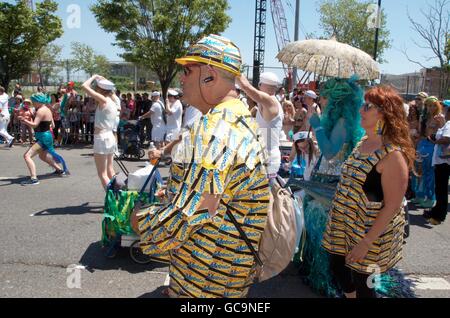 Mermaid parade 2016 Coney Island brooklyn new york USA Banque D'Images