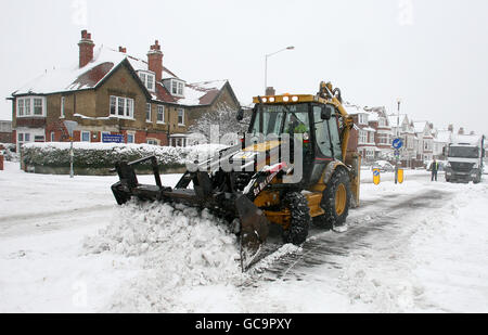 Météo d'hiver Mar 11e Banque D'Images