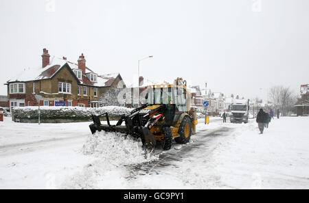 Météo d'hiver Mar 11e Banque D'Images