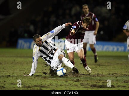 Cœur de Michael Stewart (r) de Midlothian et de Michael de St Mirren Higdon Banque D'Images