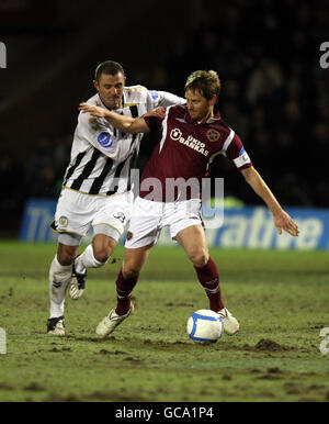 Soccer - Co-operative Insurance Cup - Demi-finale - Coeur de Midlothian v St Mirren - Fir Park Banque D'Images