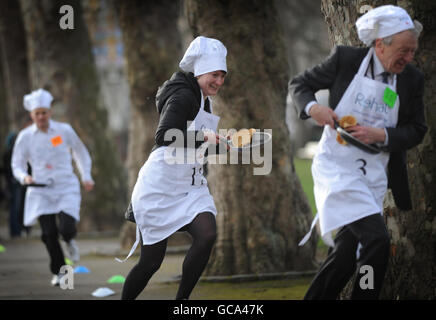 Course de crêpes parlementaire Banque D'Images