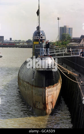 Sous-marin russe FOXTROT Banque D'Images