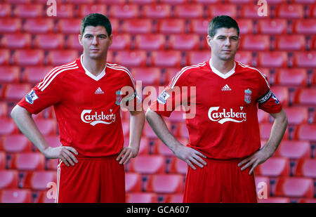 Cire Steven Gerrard Banque D'Images