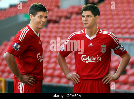 Cire Steven Gerrard Banque D'Images