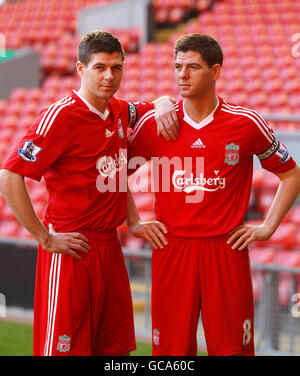 Cire Steven Gerrard Banque D'Images