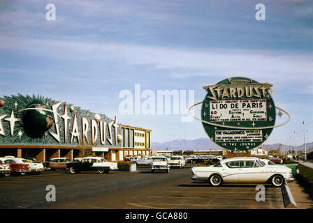 Géographie / Voyage, Etats-Unis, Nevada, Las Vegas, Stardust Casino, parking, 1959, droits supplémentaires-Clearences-non disponible Banque D'Images