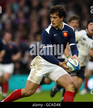 Rugby Union - RBS 6 Nations Championship 2010 - Ecosse / France - Murrayfield.Yannick Jauzion, France Banque D'Images