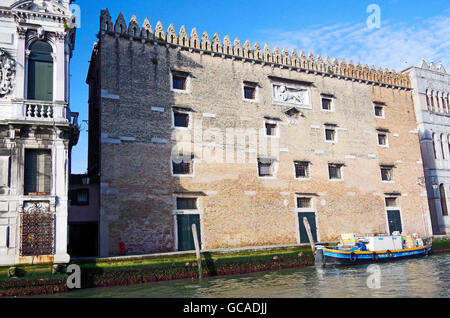 Italie Venise Fondaco Deposito di Megio Grand canal Banque D'Images