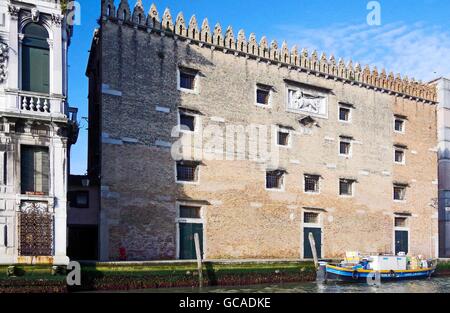 Italie Venise Fondaco Deposito di Megio Grand canal Banque D'Images