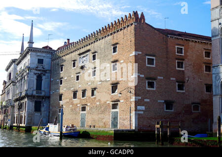 Italie Venise Fondaco Deposito di Megio Grand canal Banque D'Images