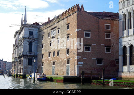 Italie Venise Fondaco Deposito di Megio Grand canal Banque D'Images