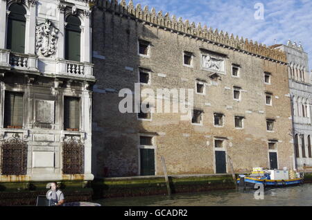 Italie Venise Fondaco Deposito di Megio Grand canal Banque D'Images