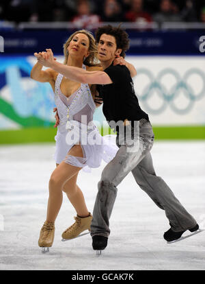 Sinead et John Kerr en Grande-Bretagne pendant leur danse libre dans la danse patinage artistique danse sur glace pendant les Jeux olympiques d'hiver de 2010 au Pacific Coliseum, Vancouver, Canada. Banque D'Images