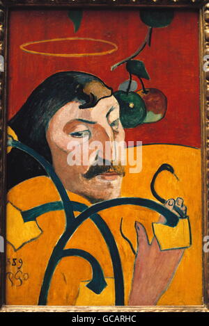 Beaux-arts, Gauguin, Paul, (1848 - 1903), peinture, 'autoportrait', 45 cm, France, 1889, National Gallery of Art, Washington, Banque D'Images