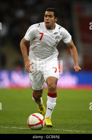 Football - International friendly - Angleterre / Egypte - Wembley Stadium. Ahmed Fathi, Égypte Banque D'Images