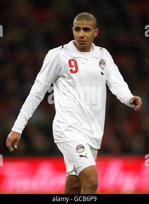 Football - International friendly - Angleterre / Egypte - Wembley Stadium. Mohamed Zidan, Égypte Banque D'Images