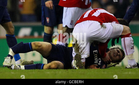 Soccer - Barclays Premier League - Stoke City v Arsenal - Stade Britannia Banque D'Images