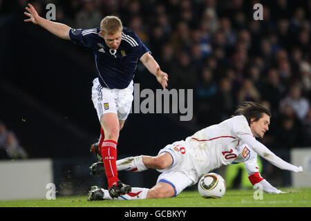 Football - match amical - Ecosse / République tchèque - Hampden Park Banque D'Images