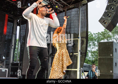 Kiel, Allemagne. 09 juillet 2016. 'Snap !' effectue au cours de la Mega 90er parti à Kiel Crédit : Björn Deutschmann/Alamy Live News Banque D'Images