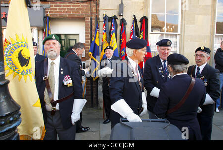 Pour le rapatriement des militaires tombés Banque D'Images