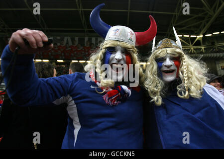 Rugby Union - RBS 6 Nations Championship 2010 - Pays de Galles v France - Millennium Stadium Banque D'Images