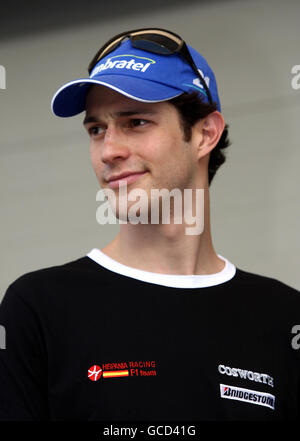 Bruno Senna de Hispania Racing au circuit international de Bahreïn à Sakhir, Bahreïn. Banque D'Images
