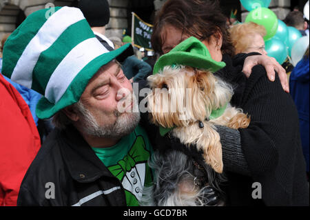 Célébrations de la St Patrick Banque D'Images