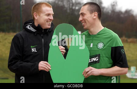 Soccer - Celtic et Oxfam partenariat - Formation Lennoxtown Banque D'Images