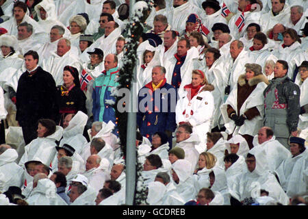 Cérémonie d'ouverture des Jeux Olympiques d'hiver 1994 - Lillehammer Banque D'Images