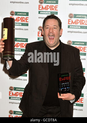 Empire film Awards 2010 - Londres.Johnny Vegas au Jameson Empire Awards 2010 qui a eu lieu au Grosvenor House Hotel dans le centre de Londres. Banque D'Images