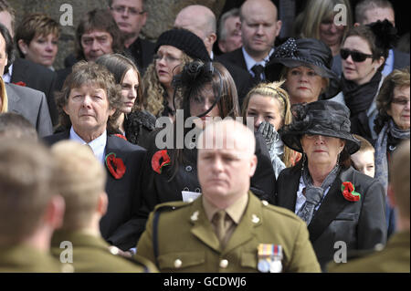 Le sergent Paul Fox funeral Banque D'Images