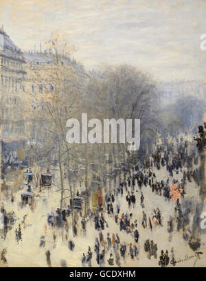 Boulevard des Capucines, 1873, Claude Monet Banque D'Images