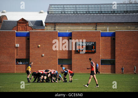 Rugby Union - Festival International de Wellington - Ecosse U17 v Canada U17 - Wellington College Banque D'Images