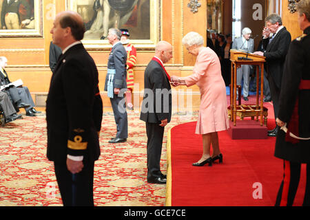 Investiture au château de Windsor Banque D'Images