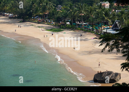 Plage de Nang Thong, Khao Lak, Thaïlande, Asie Banque D'Images