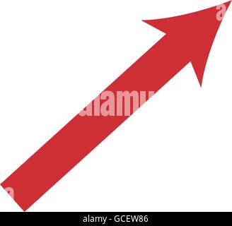 L'icône de flèche de la croissance Illustration de Vecteur