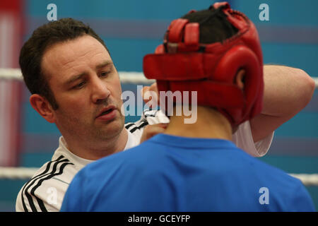 Boxe - Grande-Bretagne Olympic Training - English Institute of Sport Banque D'Images