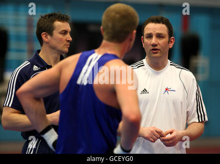 Boxe - Grande-Bretagne Olympic Training - English Institute of Sport Banque D'Images